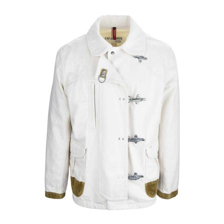 Fay, Light Jackets Biały, Mężczyzna, Rozmiar: L