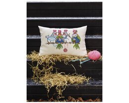 Broderikit Pude Symøe Farve - Permin