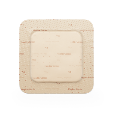 Mepilex Border Flex bandasje 10x10 cm 5 stk