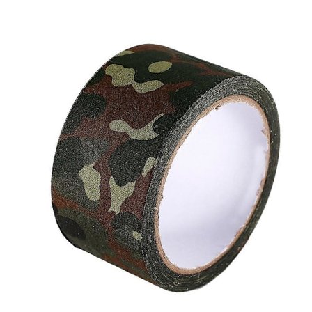 10m Vandtæt Bionisk Selvklæbende Tape Camouflage Tape Til Udendørs Jagt (Tysk Plet Camouflage)