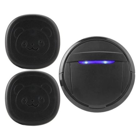 YYV Trådløs Vandtæt Dørklokke Touch-knap Vandtæt Trådløs Hundedørklokke SOS Opkalder 2 Sendere 1