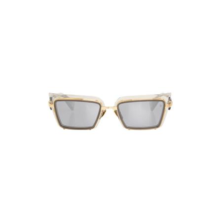 Balmain - Solglasögon - Vit - Unisex - Storlek: One Size, unisex, Storlek: ONE SIZE