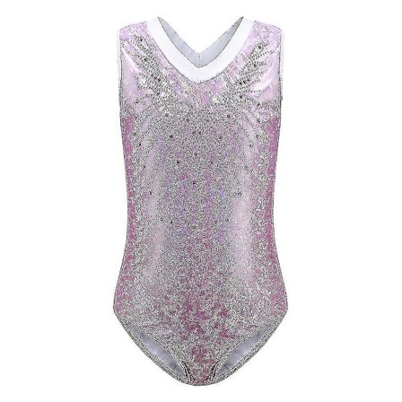 Jente-Sleeveless Dansedrakt Gymnastik Leotard Ballet Leotards