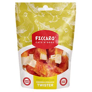 Ficcaro Chicken & Pollock Twister, 100g