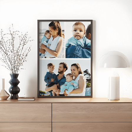 Photo Poster with up to 24 photos. 5x7" Print. Create a Collage at Optimalprint.