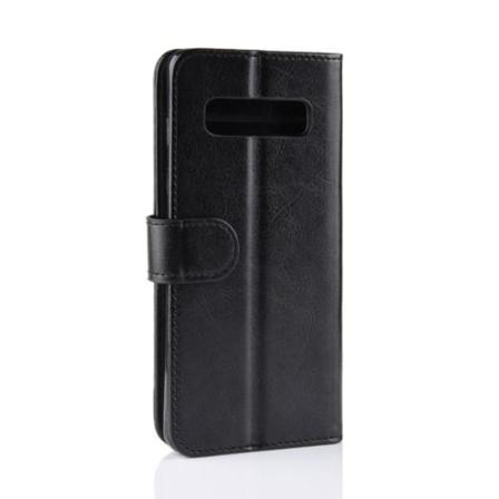 Crazy Horse Plånboksfodral till Samsung Galaxy S10 - Black