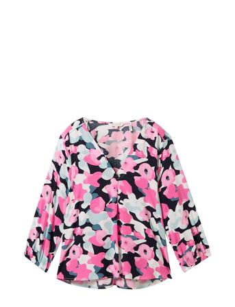 V-Neck Blouse Pink Tom Tailor