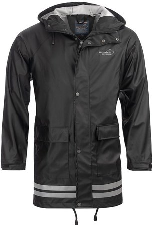 Arrak Outdoor Arrak Unisex Raincoat Black