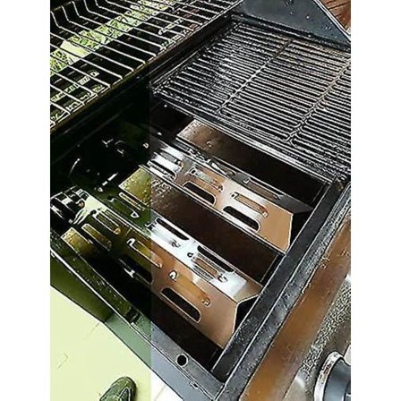 Ersättningsvärmeplatta / -sköld i rostfritt stål för utvalda gasgrillmodeller av Campingaz, Alice's Garden, Char-broil, Cclife, Landmann och andra G
