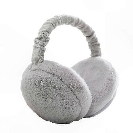 Myke ørevarmere i imitert pels med justerbar passform for varme og komfort om vinteren