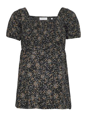 Mldotti S/S Jersey Top A. Black Mamalicious