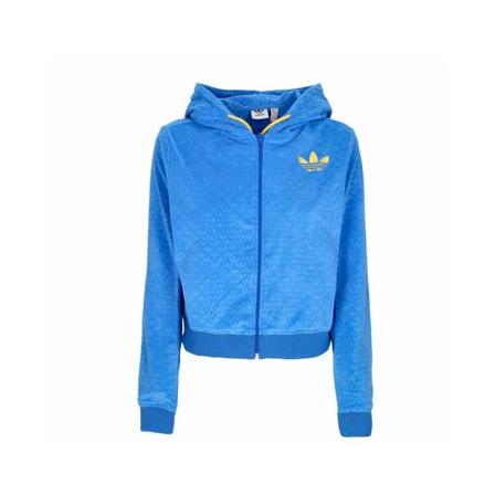Adidas Zip-throughs Blå, Dame Striktrøjer og sweatere