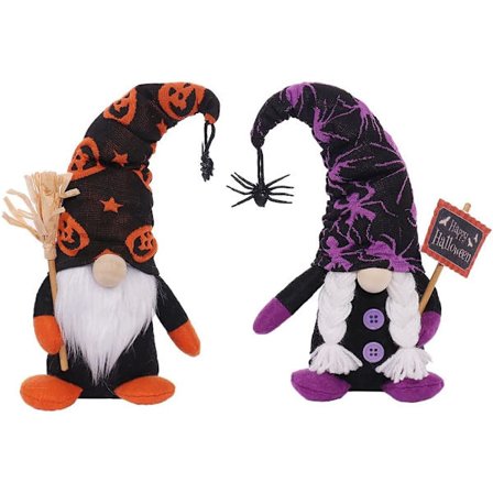 2 st Halloween GNOME Docka Plysch Ansiktslös Docka Halloween Bord Sh