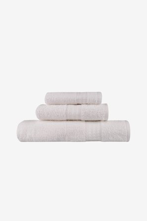 L'essentiel - Handduksset Rane (3 st.) - Vit - Handdukar - 70X140 - Från Homeroom