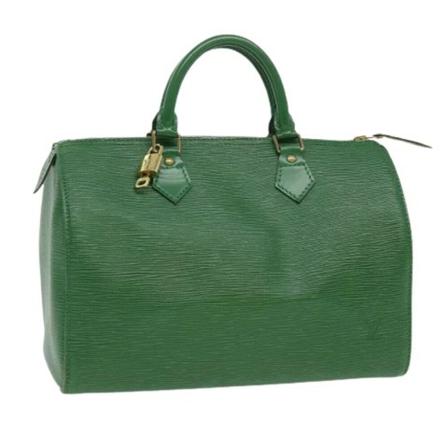 Louis Vuitton Vintage, Pre-owned Leather handbags Groen, Dames, Maat:ONE Size