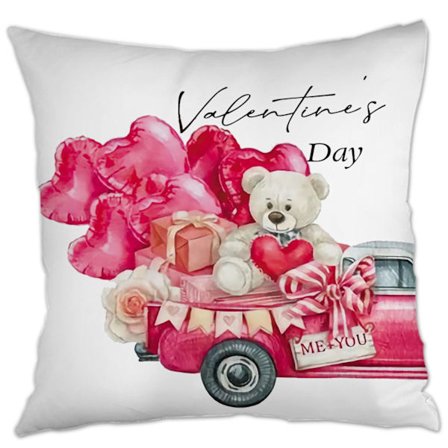 Romanttiset koristetyynynpäälliset, 45x45 cm pestävät sohvatyynynpäälliset poika- ja tyttöystävälahjoiksi