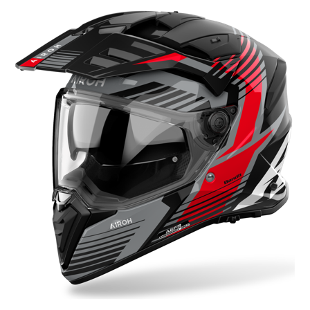 Adventure-Kypärä Airoh Bandit Kiiltävä punainen L