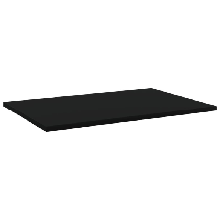 Vidaxl Vdaxl Hyllplan 8 St Svart 60x40x1,5 Cm Konstruerat Trä Svart