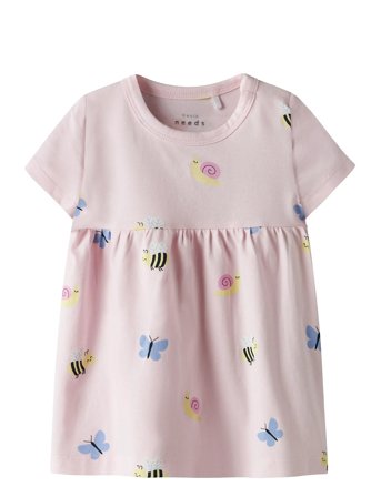 name it Nbfvandora Ss Dress Box - Pink - 50