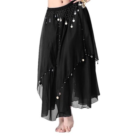 Dansende nederdel Spansk nederdel SORT