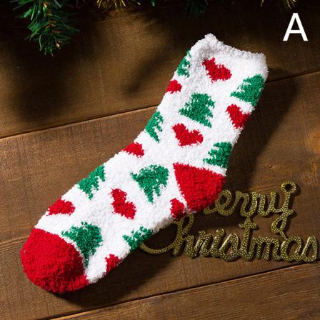 1 Par Julstrumpor Damstrumpor Casual Winter Christmas