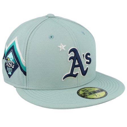 New Era - MLB Green fitted Czapka Z Daszkiem - Oakland Athletics 59FIFTY MLB ASG 23 Workout & Game Mint Fitted @ Hatstore