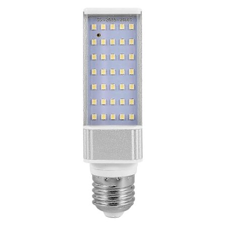 Fishpod Vit Växtakvarium 7W Växtlampa LED Tank Fisk Korall Lampa E27 Lampa JP