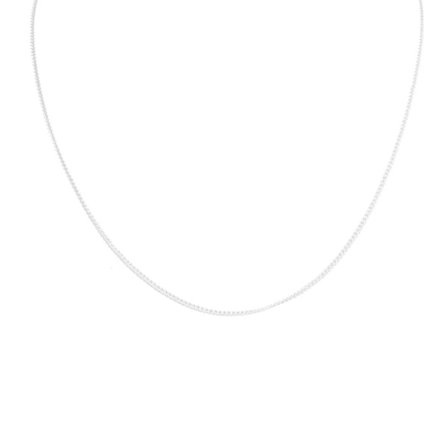 Tynn sølvkjede halskjede halskjede kjede lenke sølv 1,5 mm