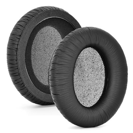 1 par læder ørepuder pudebetræk ørepuder erstatning for KRK KNS6400 KNS8400 6400 8400 headset