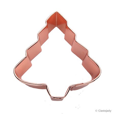 CACAS Pepperkakeform Juletre i Kobber