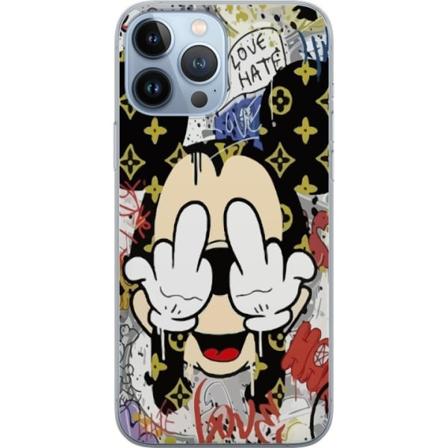 Apple iPhone 13 Pro Max Läpinäkyvä kuori Hämähäkki-Mikki