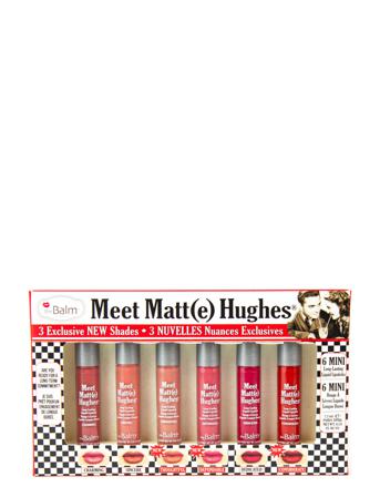 Meet Matte Hughes 6 Pack Mini Kit #14 Huulikiilto Meikki Vaaleanpunainen The Balm