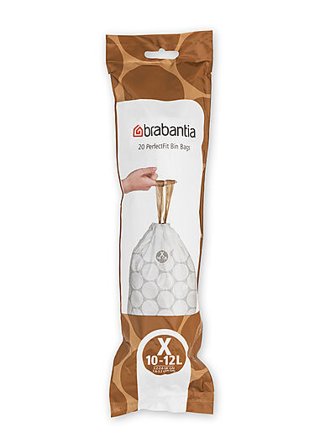 BRABANTIA Avfallspose PerfectFit 20stk X 10-12l
