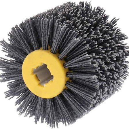 Nylonbørste slipebørste for satinbehandlingsmaskin, 80-240 grit-80 grit