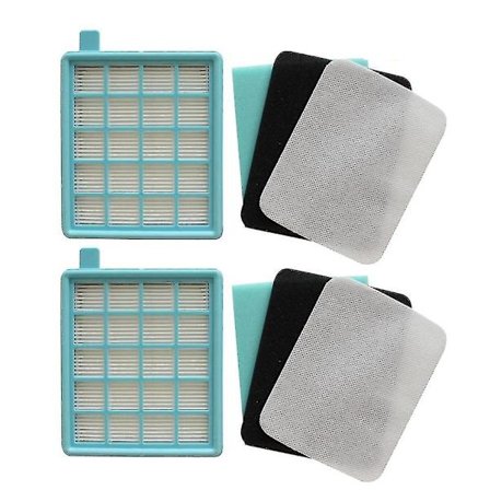 2 sett Hepa-filter til Philips Fc8470 Fc8471 Fc8472 Fc8473 støvsuger