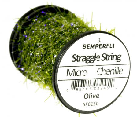 Semperfli Straggle String UV Micro Chenille - Olive