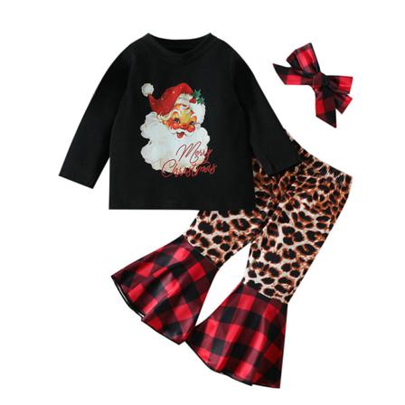 Kids Crew Neck Set Bokstäver Printed Våren Höst Outfits