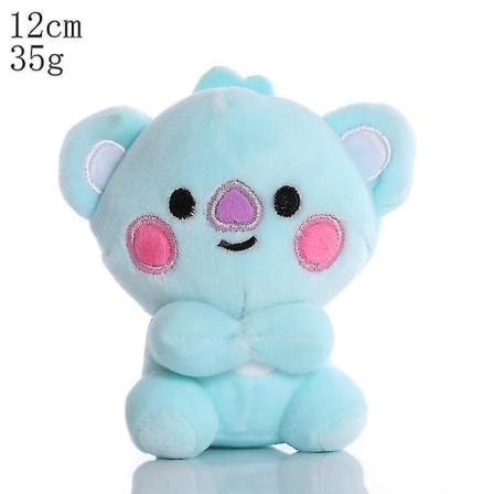 Söpö sarjakuva pehmonukkelammas Koala rakkauskeksi pieni keltainen koira 8 tuumaa 5 tuumaa nappaa koneen nukketyyliin 12 A