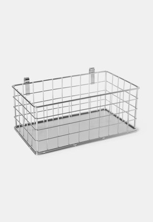 Åhléns Home Förvaringskorg med krokar KOSTER 23x13x10 cm Förvaring Silver ONESIZE