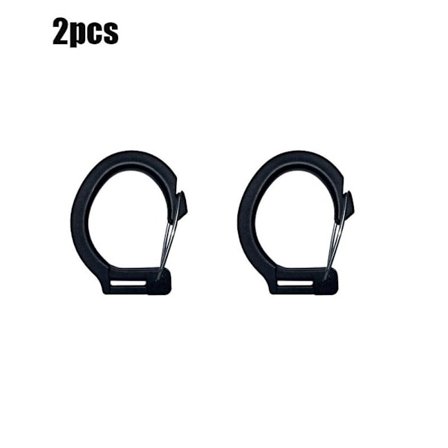 2 stk Plastlegering Spænde Webbing Fast Karabinhage Fjeder