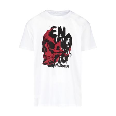 Alexander McQueen T-Shirts Hvid, Herre