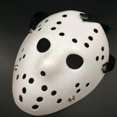 Halloween-juhlan Jason Voorhees -maalattu j kiekkomaski All White