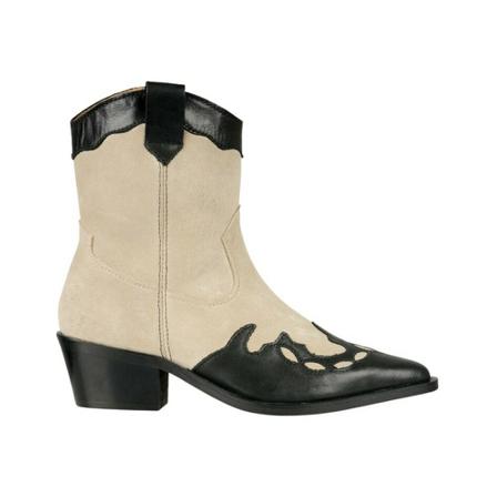Dwrs Bari - WesternLaarzen , Beige , Dames , Maat: 37 EU Cowboylaarzen