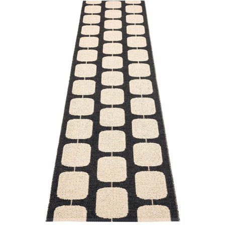 Pappelina Matta Sten, 70 x 300 cm, black/cream | Inredning > Mattor | Bagaren och Kocken