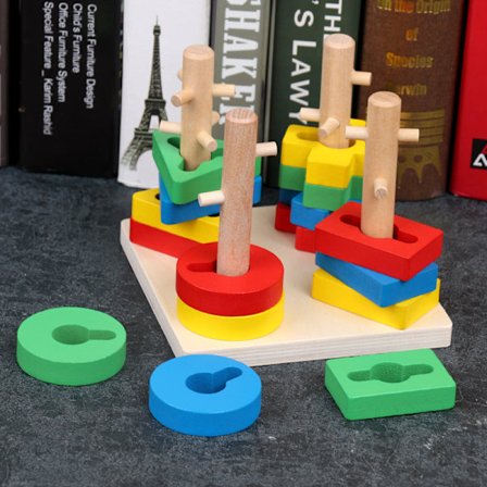 1 2 3 4 5 År Gammal, Leksak för Barn 1 2 3 4 5 År Gammal, Trä S