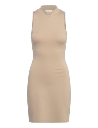 Logo Milano Dress Beige Calvin Klein Jeans