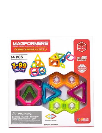 Magformers Challenger Set 14 Pcs Toys Building Sets & Blocks Building Sets Multi/patterned Magformers