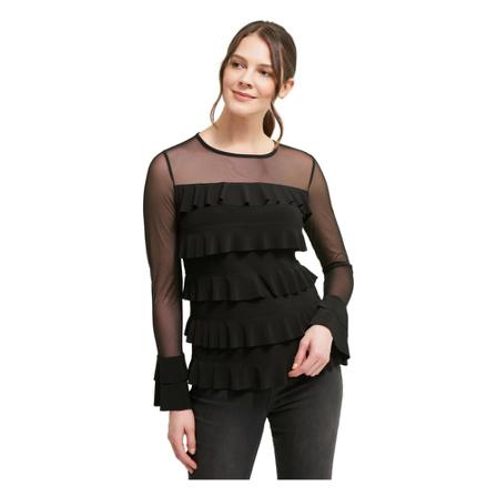 Joseph Ribkoff 11 TOP , Zwart , Dames , Maat: L