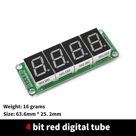 Statisk Driv 2 3 4 Segments Digital Rörs LED-Displaymodul 2 Digitala 74hc595 Rör 100% Nytt {Db}