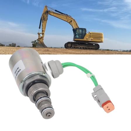 12V Elektrisk Magnetventil 3E 3748 Grävmaskin Motor Magnetventil Ersättning för Caterpillar